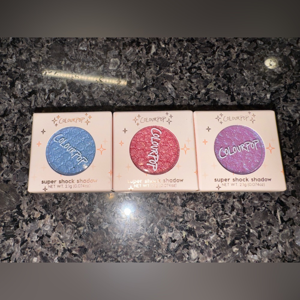 ColourPop Super Shock Eyeshadow x3
